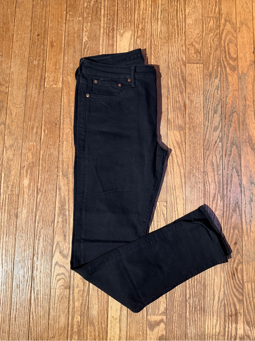 Men's Black Athletic Skinny Jeans